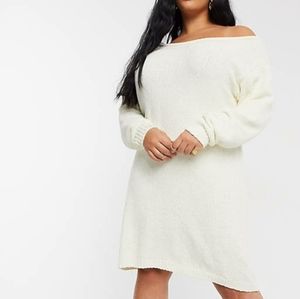 Asos Curve Off-The-Shoulder Dress